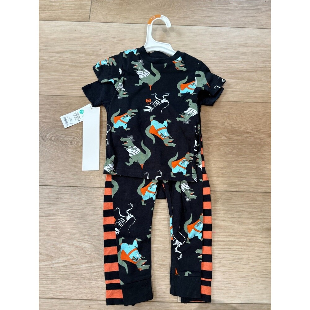 Carter's 12M Toddler Halloween Dinosaur 4pc Snug Fit Pajama Sets Just One You